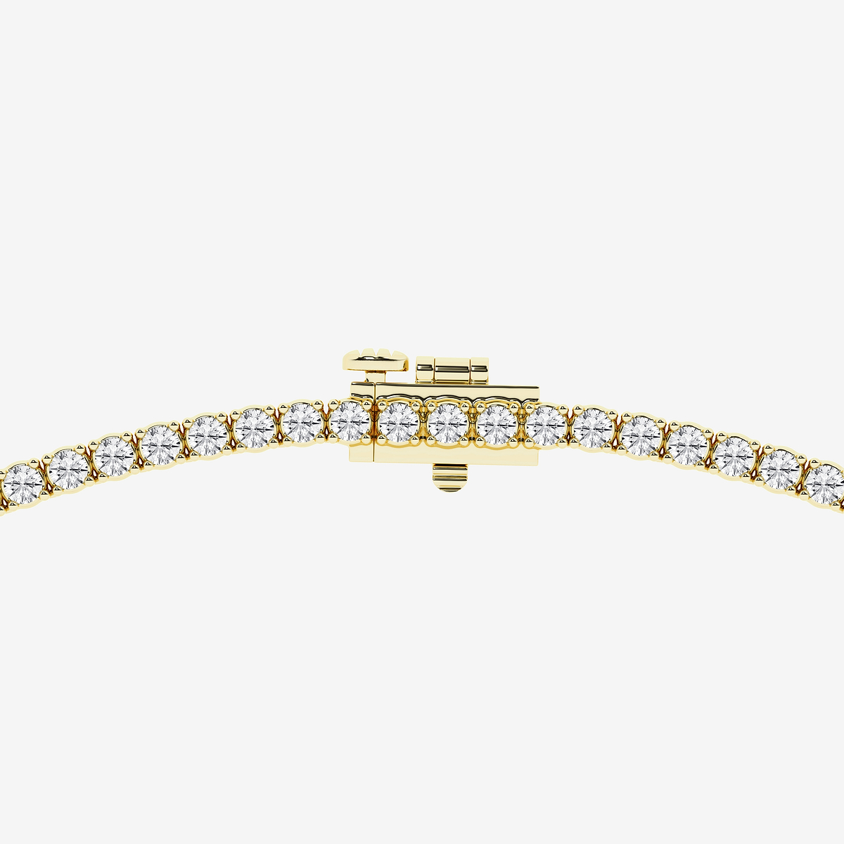 Additional Image 2 for  7 ctw Round Lab Grown Diamond Four Prong Graduated Tennis Necklace